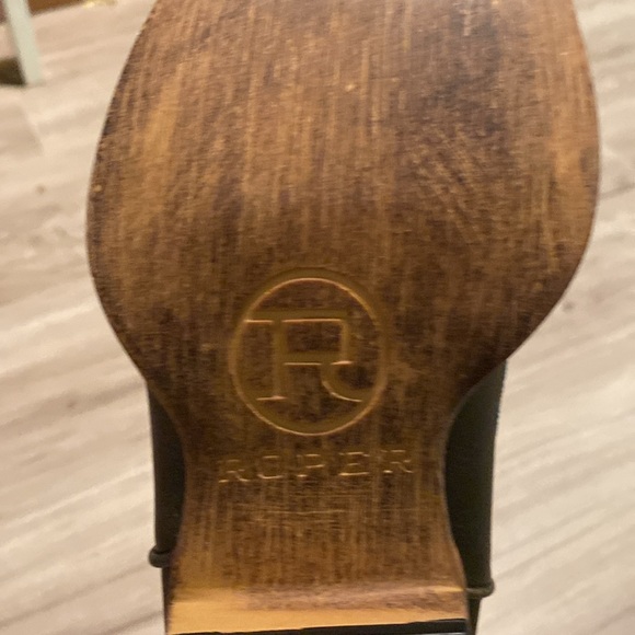 Brown & Teal cowgirl boots - Picture 5 of 5